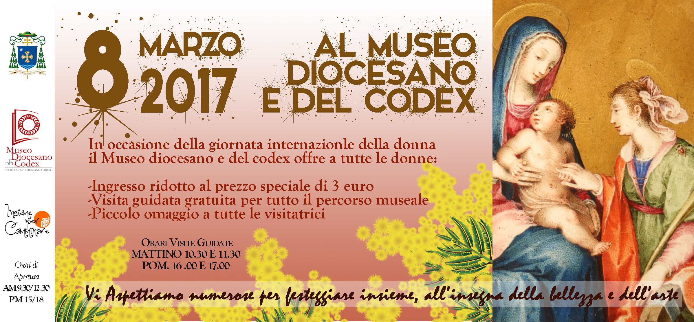 8 Marzo al Museo Diocesano e del Codex
